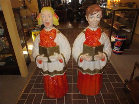 Poloron Christmas Carolers Set of 2, Store Exclusives