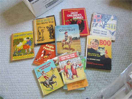 Vintage Book Lot Nice shape!! Collectors! Harry, Little Cowboy