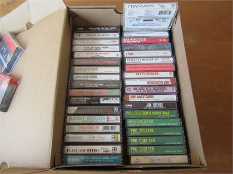 Box of Cassette tapes Good shape!