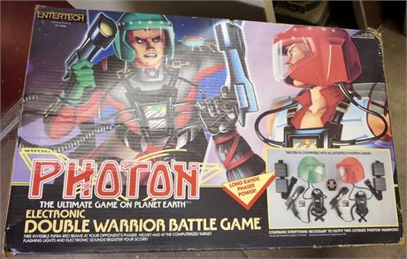 Photon Lazer Warrior Game w/ Box (Untested)