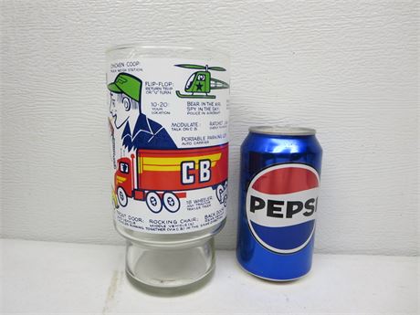 1970's CB Radio Jargon Large Glass