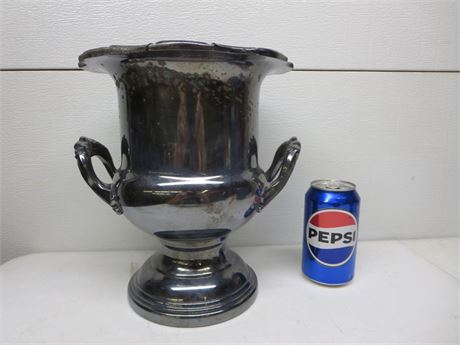 Heavy Silver Plate Trophy/ Champagne Holder