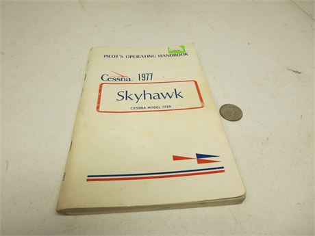 1977 Cessena Skyhawk Airplane Owners Manual