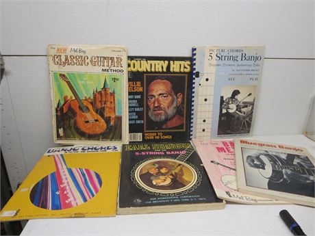 Lot of Banjo Music Books
